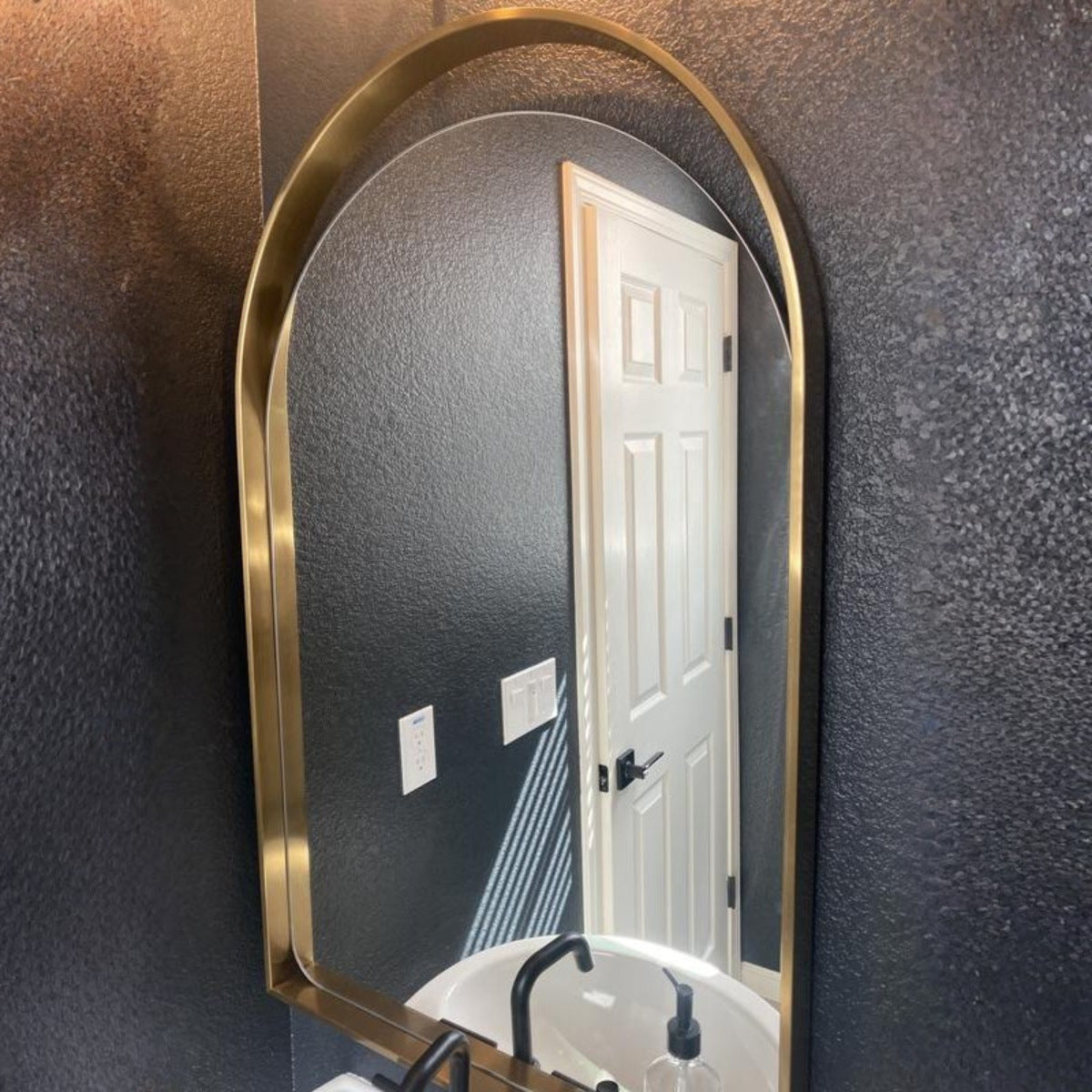Arch-Designed Decorative Bathroom Mirror | High & Bury