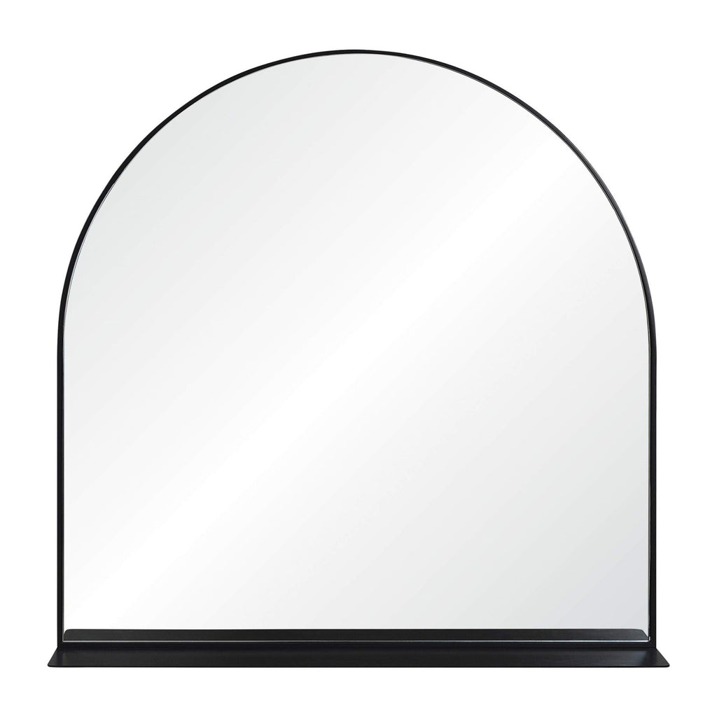 Arch-Shaped Decorative Wall Mirror with Shelf | High & Bury
