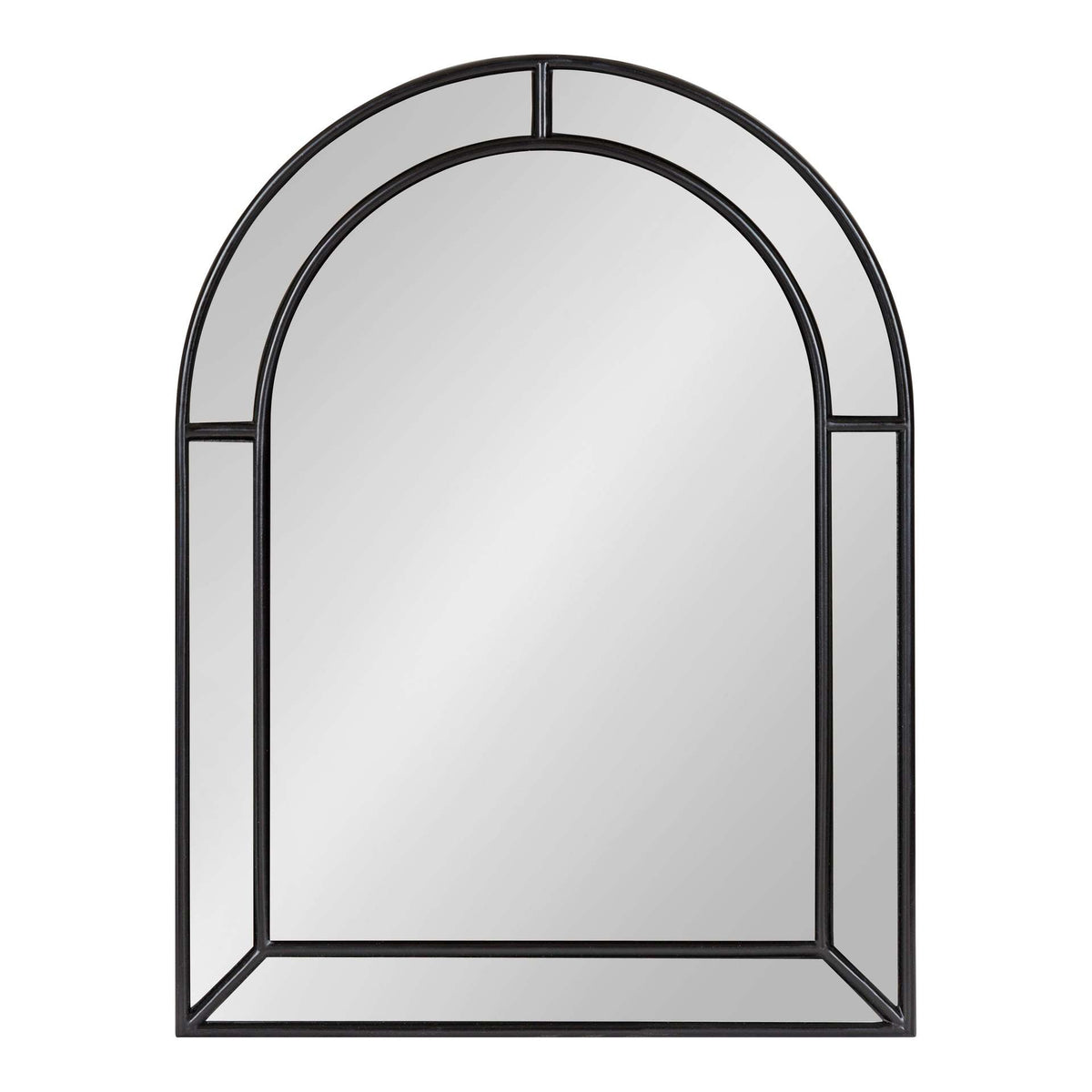 Arched Decorative Wall Mirror Glass Metal | High & Bury