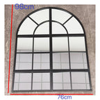 Arched Window Pane Wall Mirror | High & Bury
