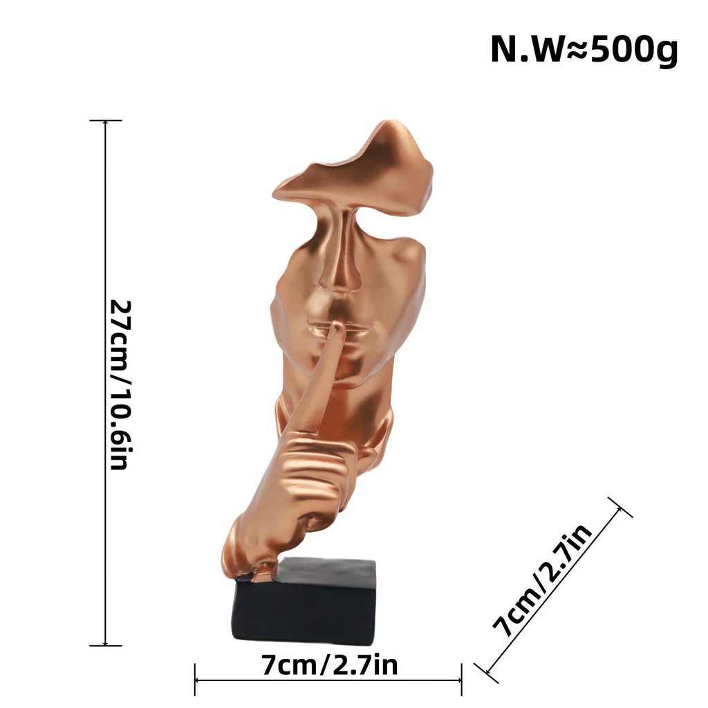 Artful Figure with Shy Girl Motif | High & Bury