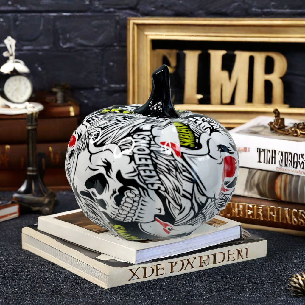 Artful Halloween Pumpkin Figure | High & Bury