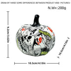 Artful Halloween Pumpkin Figure | High & Bury