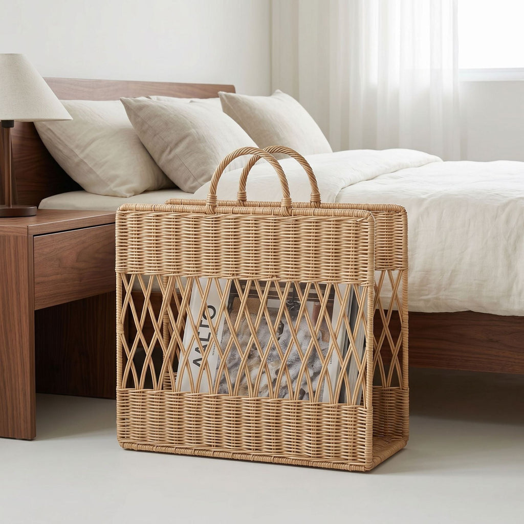 Artful Macrame Magazine Holder | High & Bury