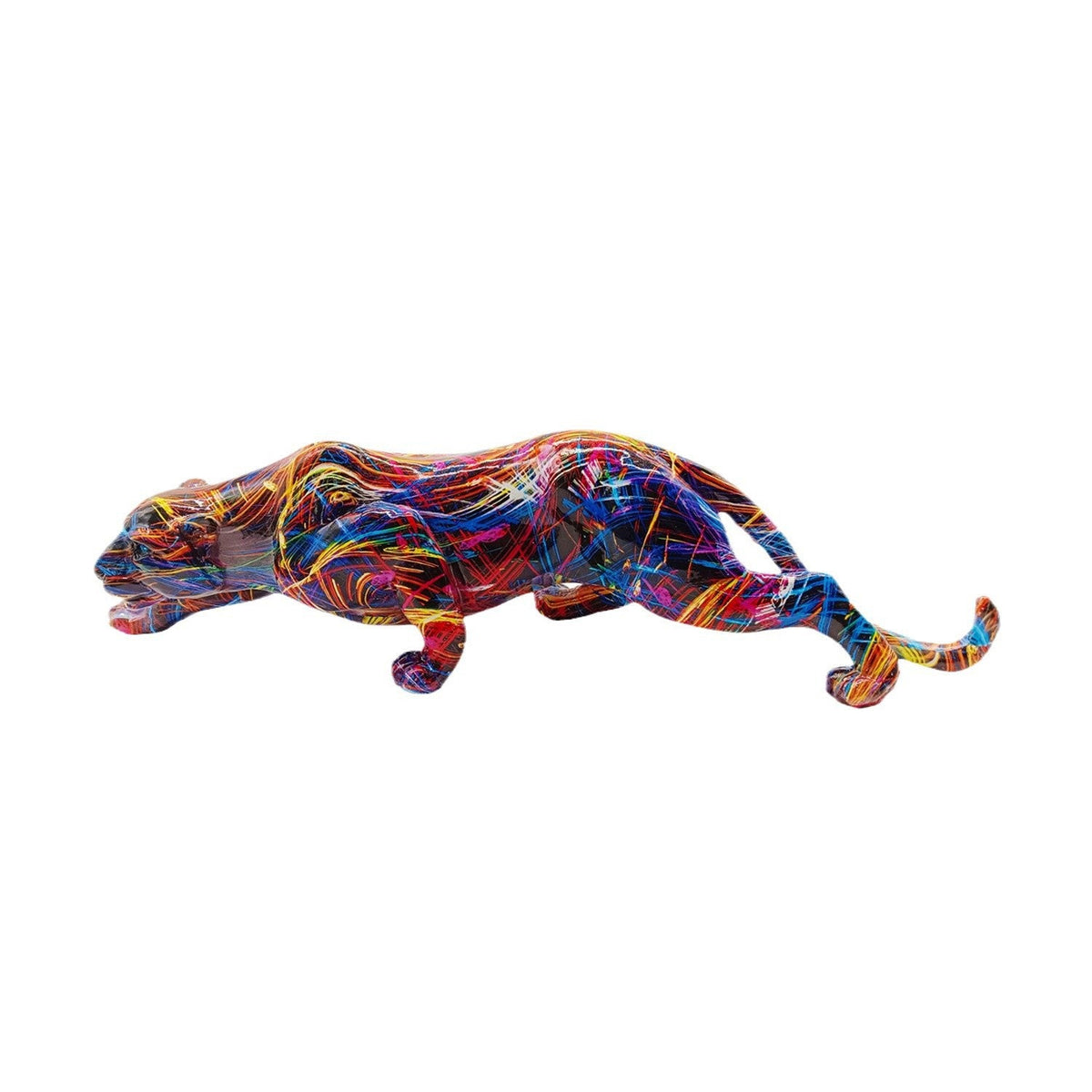 Artful Panther Sculpture made by Hand | High & Bury
