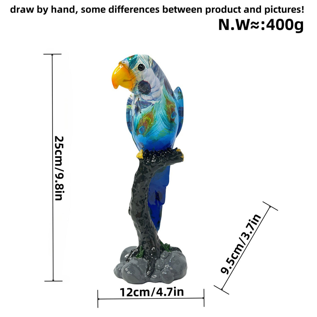 Artful Parrot Sculpture | High & Bury