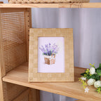 Artful Picture Frame made of Natural Rattan | High & Bury