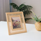 Artful Rattan Picture Frame | High & Bury