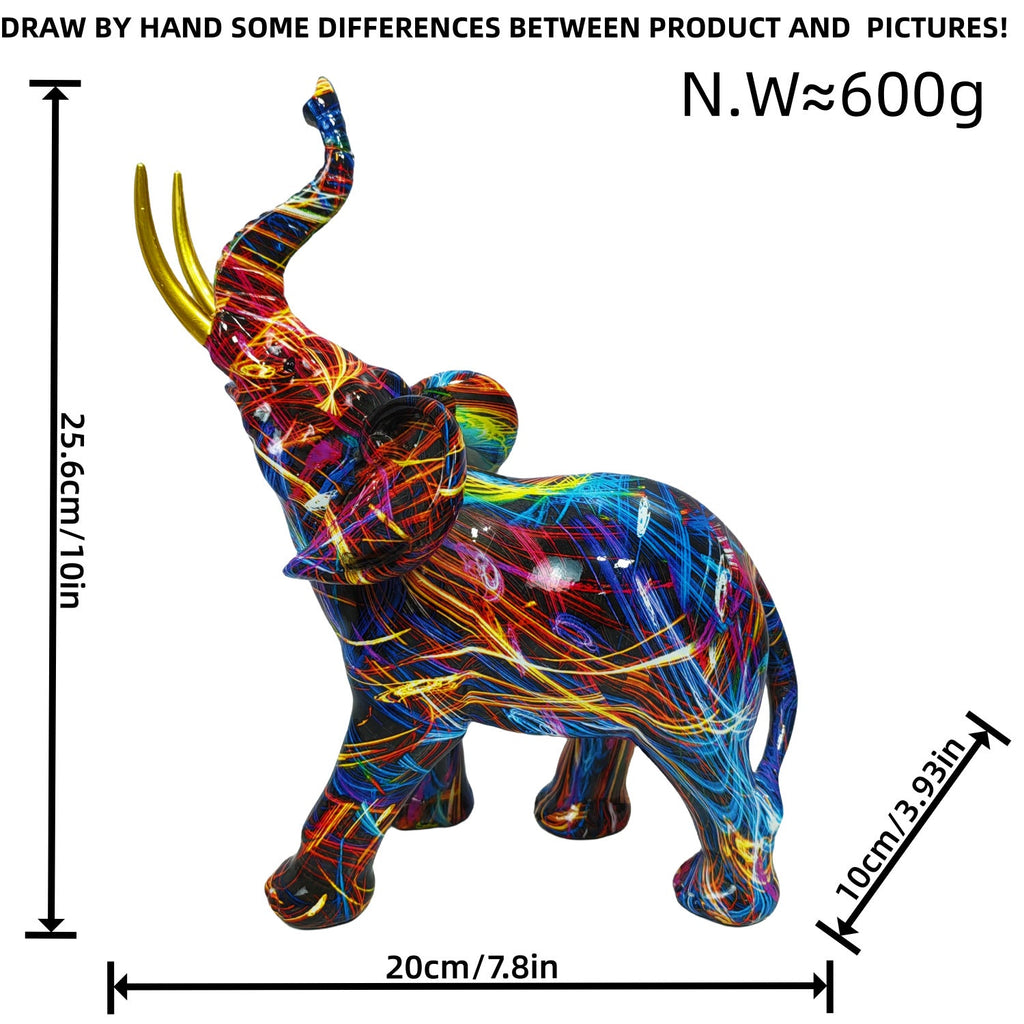 Artfully Designed Elephant Figure | High & Bury