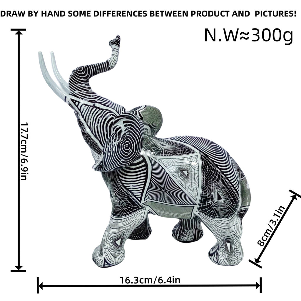 Artfully Designed Elephant Figure | High & Bury