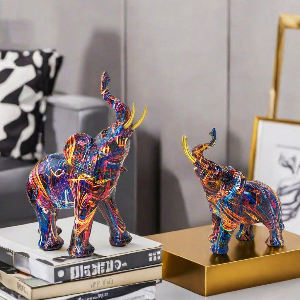 Artfully Designed Elephant Figure | High & Bury
