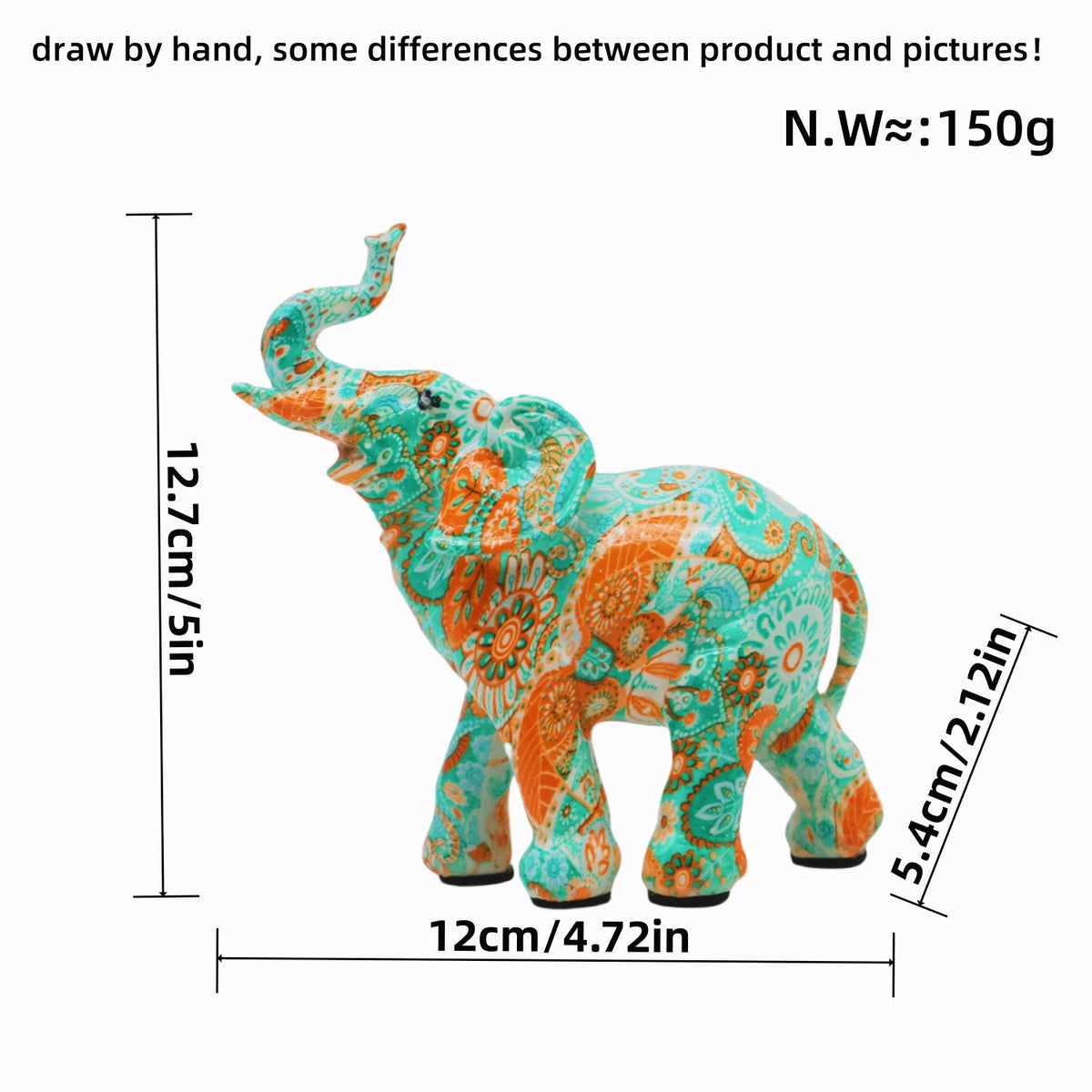 Artfully Designed Elephant Figure | High & Bury