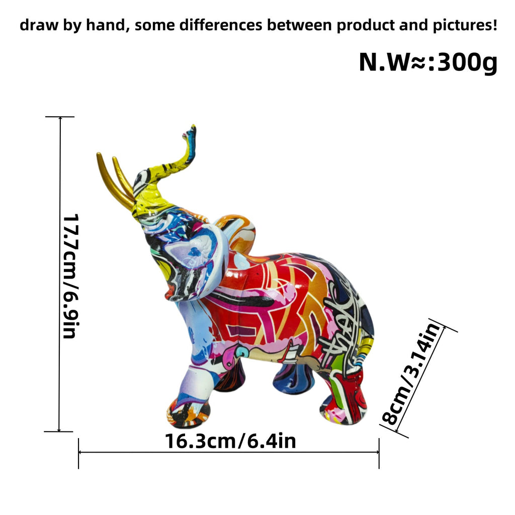 Artfully Designed Elephant Figure | High & Bury