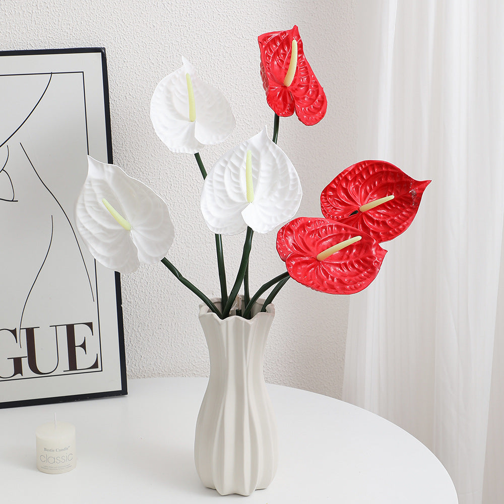 Artificial Anthurium Molded Plastic | High & Bury