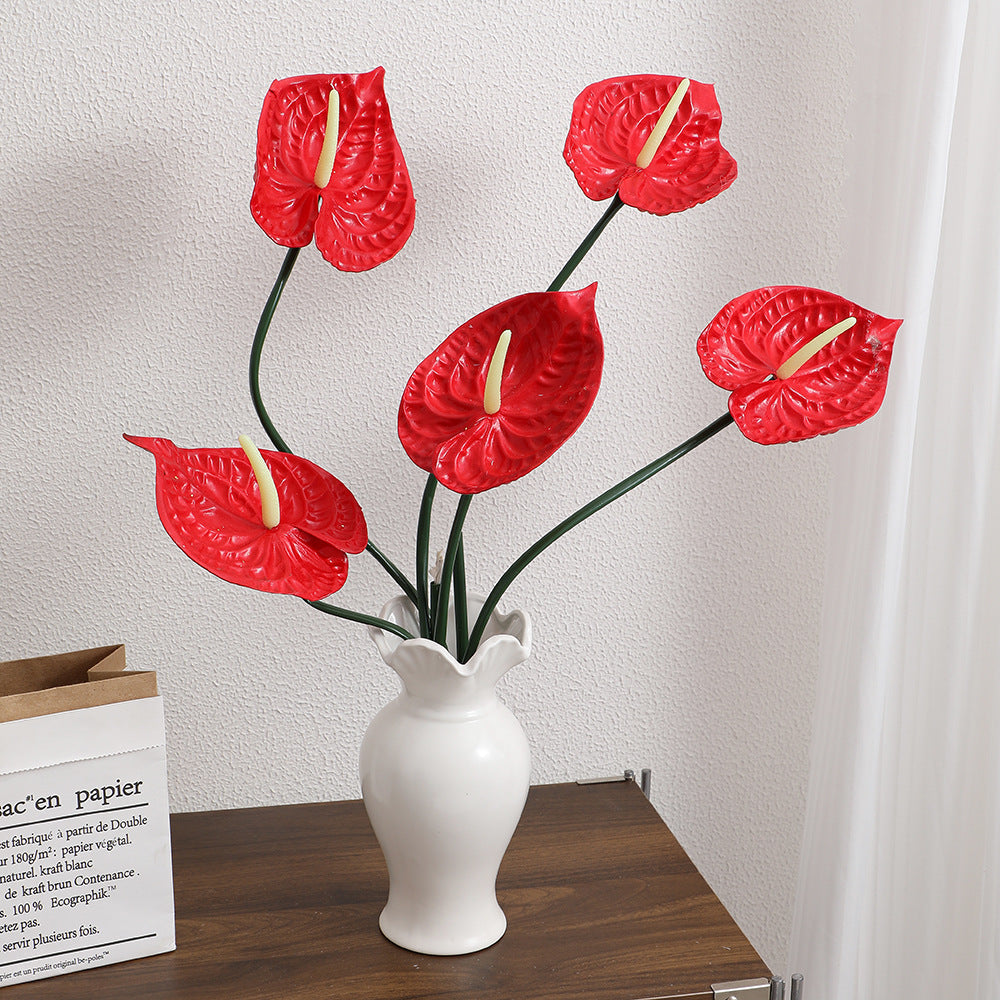 Artificial Anthurium Molded Plastic | High & Bury