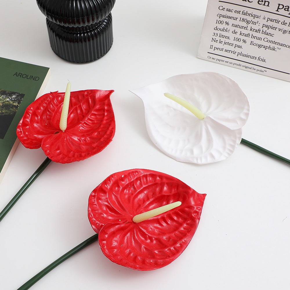 Artificial Anthurium Molded Plastic | High & Bury