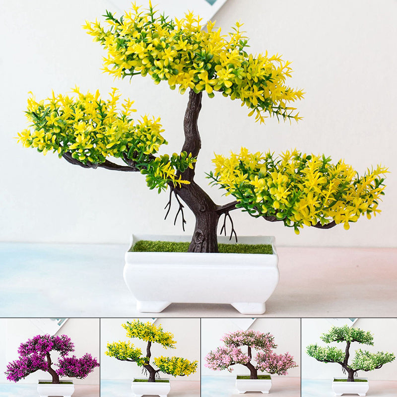 Artificial Bonsai Plant in Plastic, 25 cm x 18 cm for Home or Office, view 6