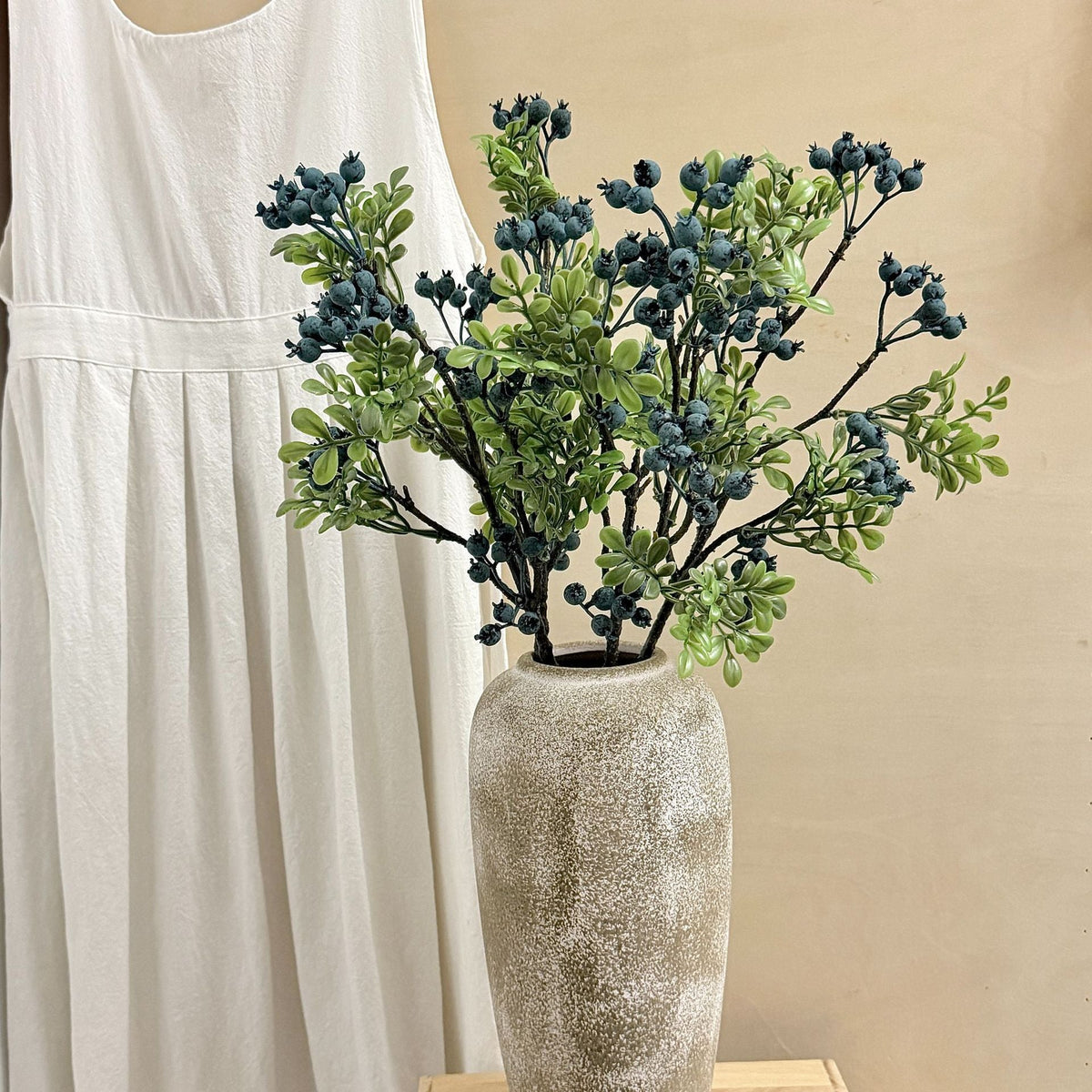 Artificial Branch with Glowing Berries and Green | High & Bury
