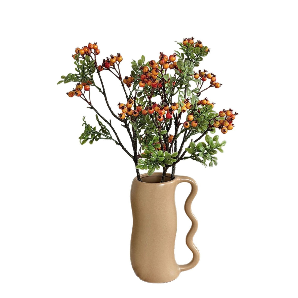Artificial Branch with Glowing Berries and Green | High & Bury