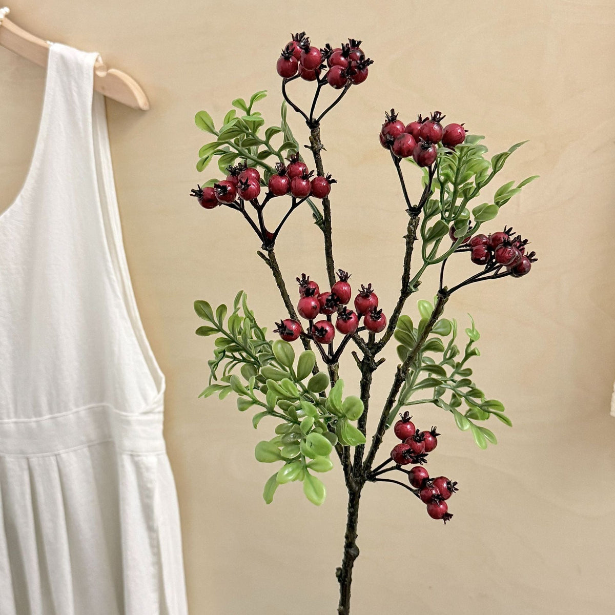 Artificial Branch with Glowing Berries and Green | High & Bury