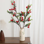 Artificial Branch with Glowing Red Berries | High & Bury