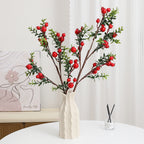 Artificial Branch with Glowing Red Berries | High & Bury
