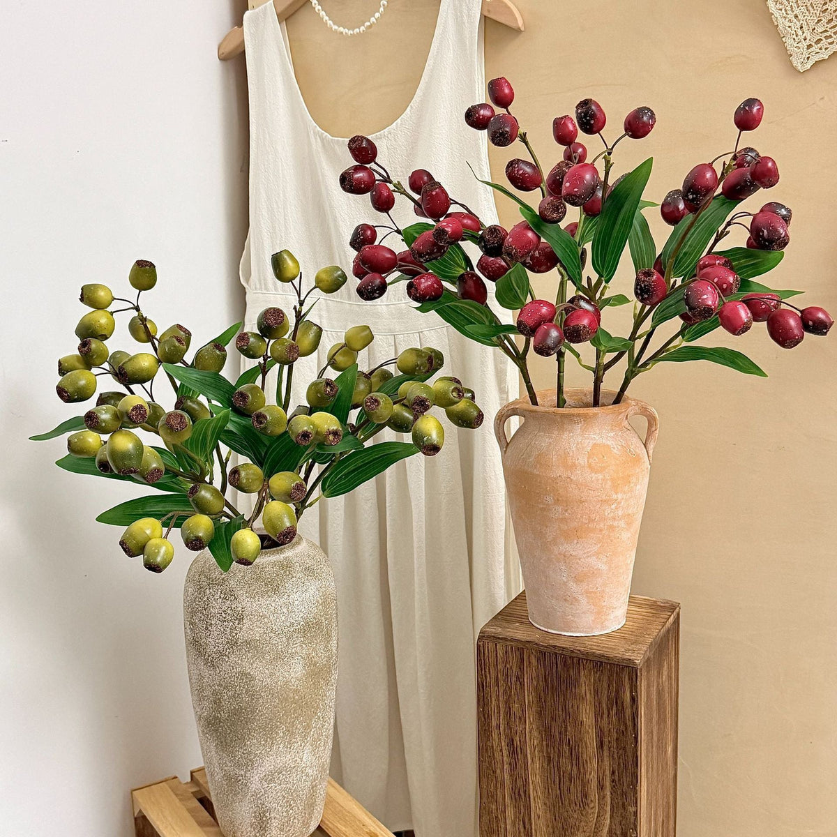 Artificial Branch with Olives | High & Bury