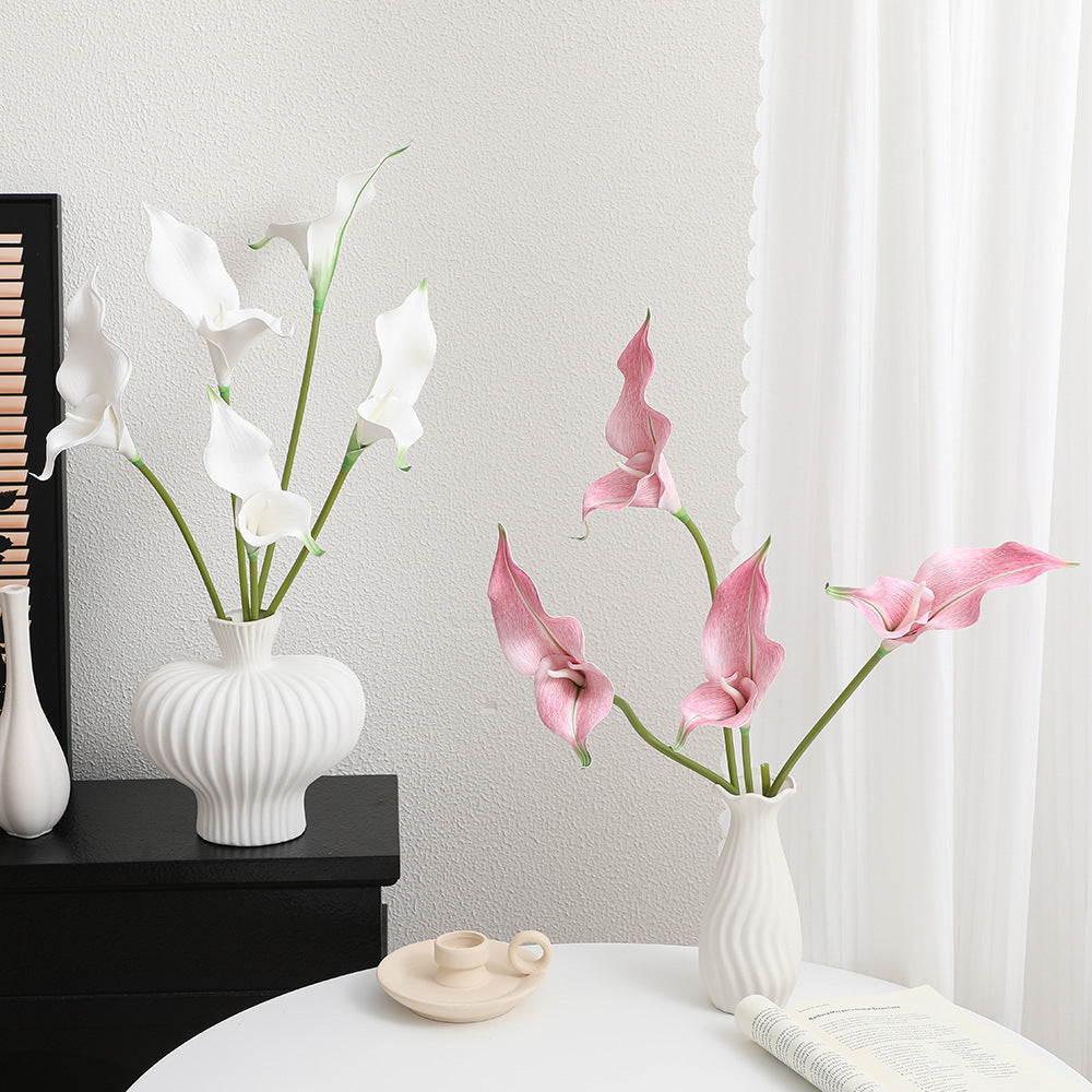 Artificial Calla Blossom Branch with Realistic Details | High & Bury
