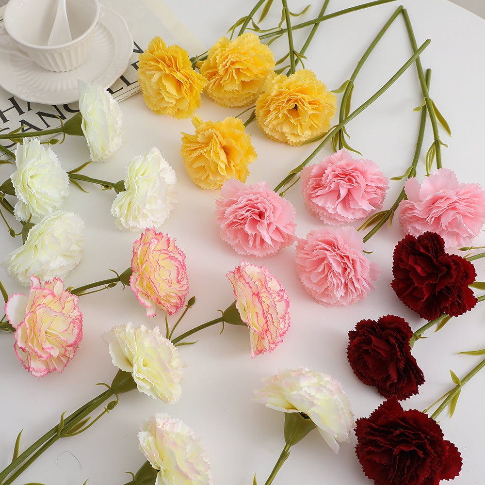 Artificial Carnation Red Pink | High & Bury