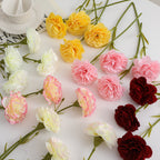 Artificial Carnation Red Pink | High & Bury