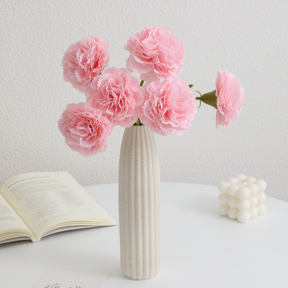 Artificial Carnation Red Pink | High & Bury