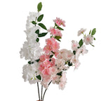 Artificial Cherry Blossom Branch Magenta Champagne | High & Bury