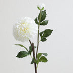 Artificial Dahlia Flower Branch with Realistic Texture | High & Bury