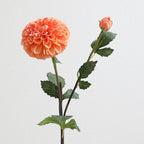 Artificial Dahlia Flower Branch with Realistic Texture | High & Bury