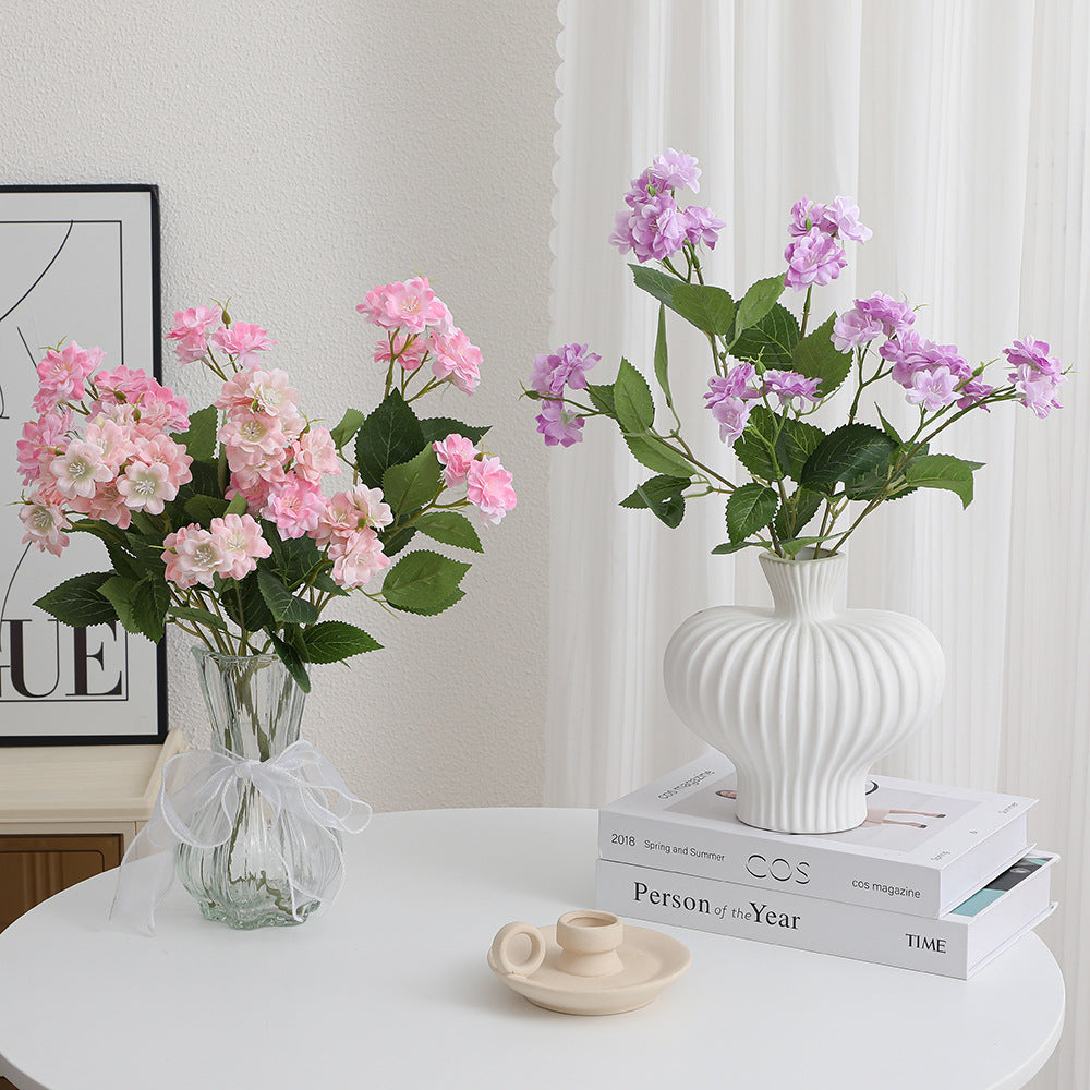 Artificial Flower Arrangement with Delicate White Blooms | High & Bury