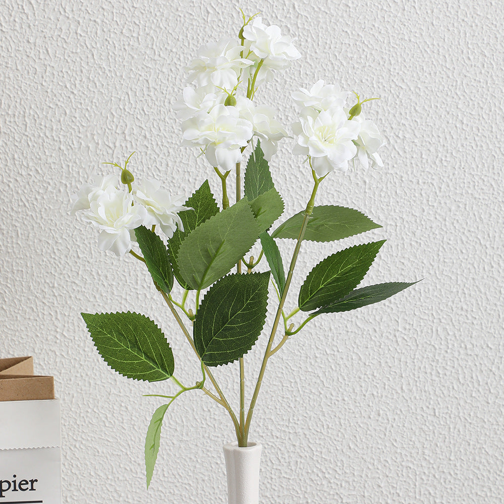 Artificial Flower Arrangement with Delicate White Blooms | High & Bury