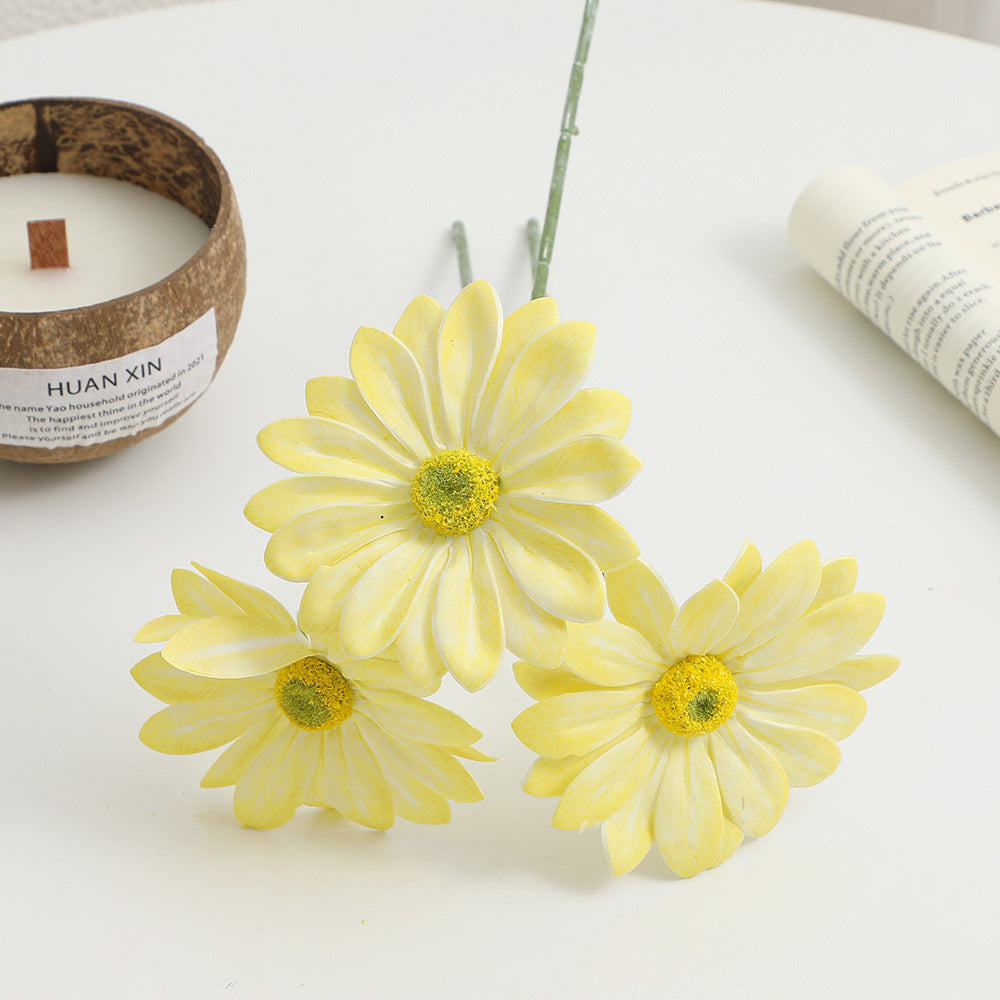 Artificial Flower Bouquet Beige Yellow | High & Bury