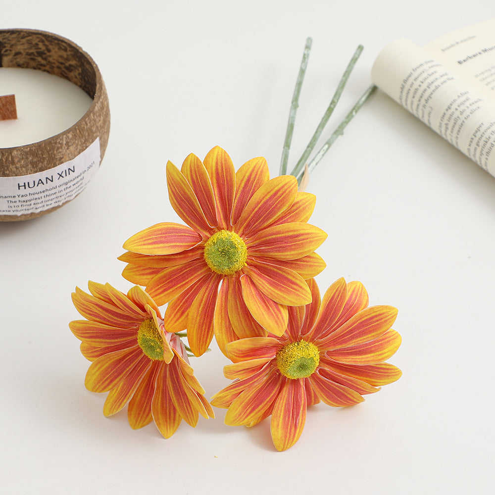 Artificial Flower Bouquet Beige Yellow | High & Bury