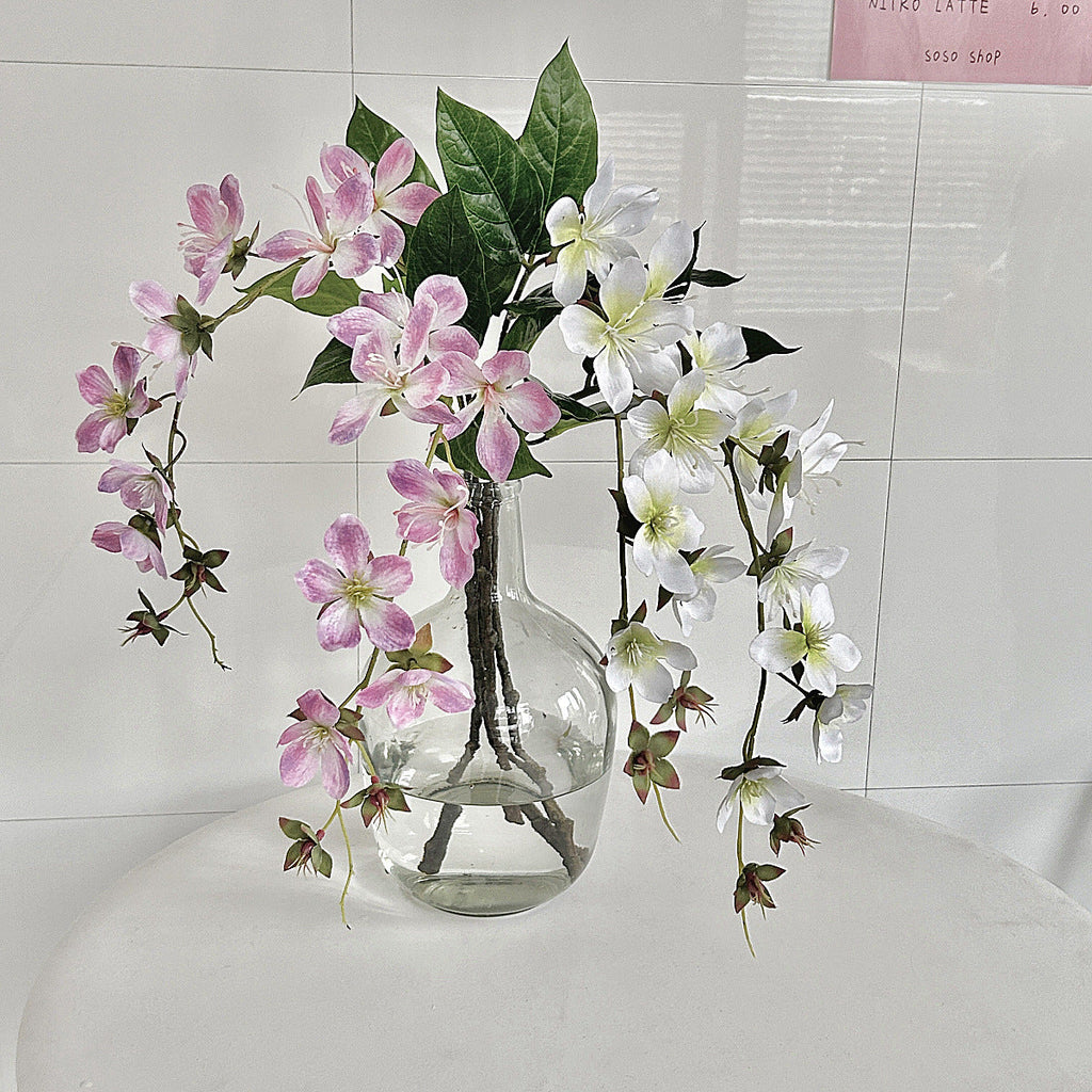 Artificial Flower Bouquet White Pink | High & Bury