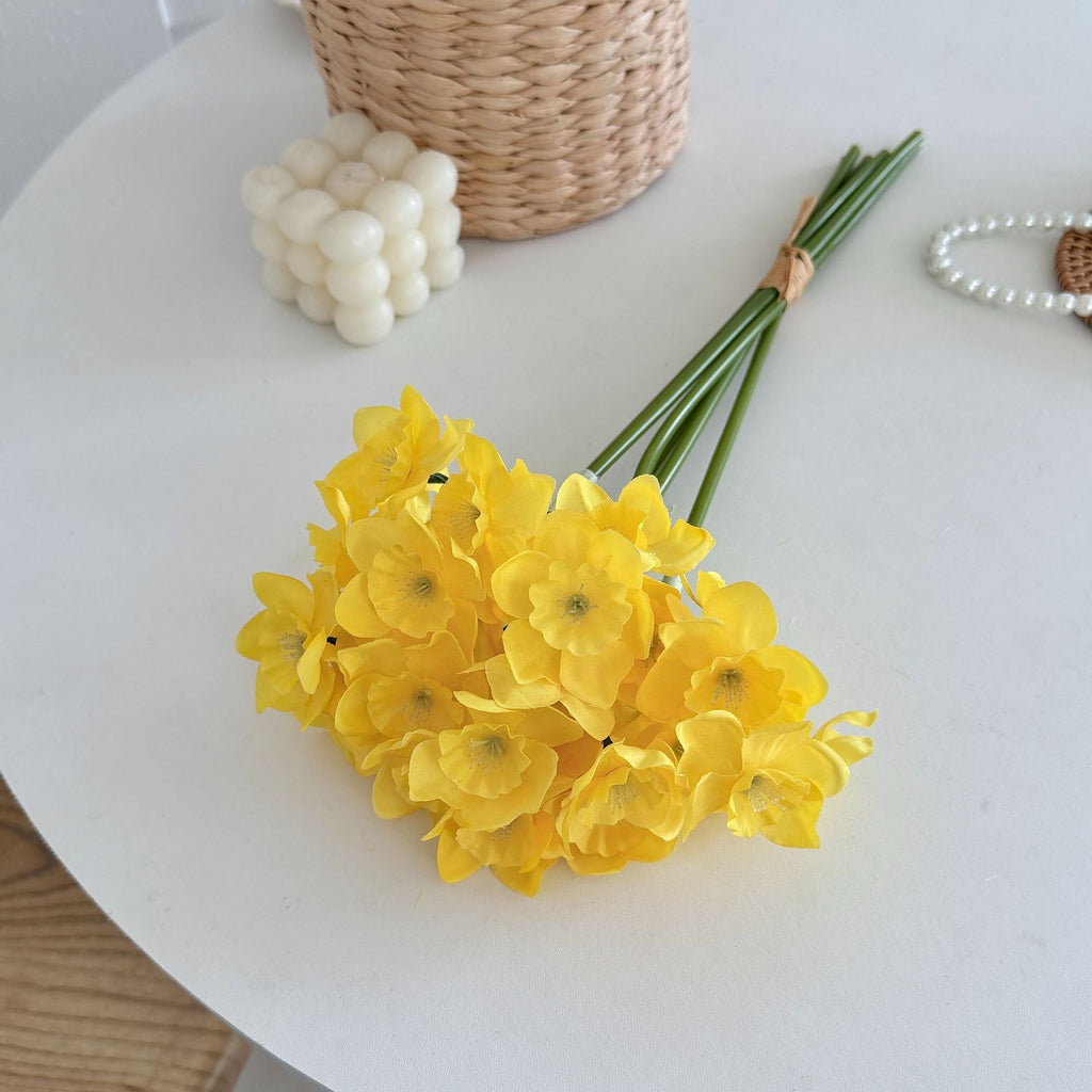 Artificial Flower Bouquet Yellow White | High & Bury