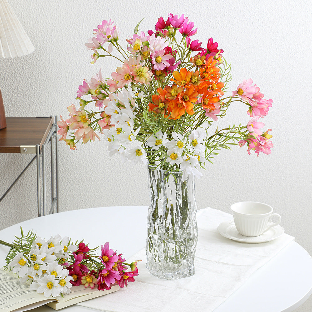 Artificial Flower Branch with Bright Pink Flowers | High & Bury