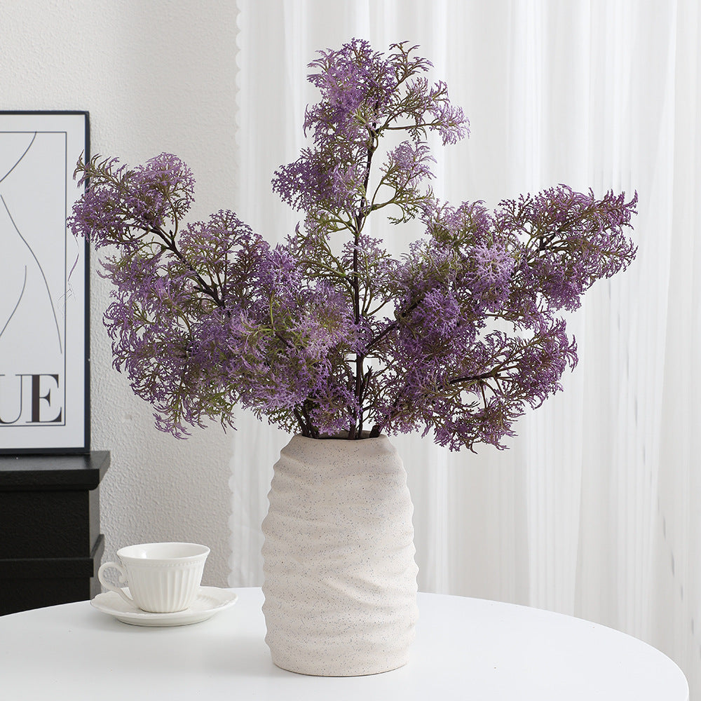 Artificial Flower Branch with Delicate Purple Flowers | High & Bury