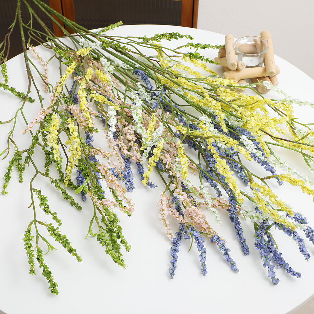 Artificial Flower Branch with Fine Pink Flowers | High & Bury