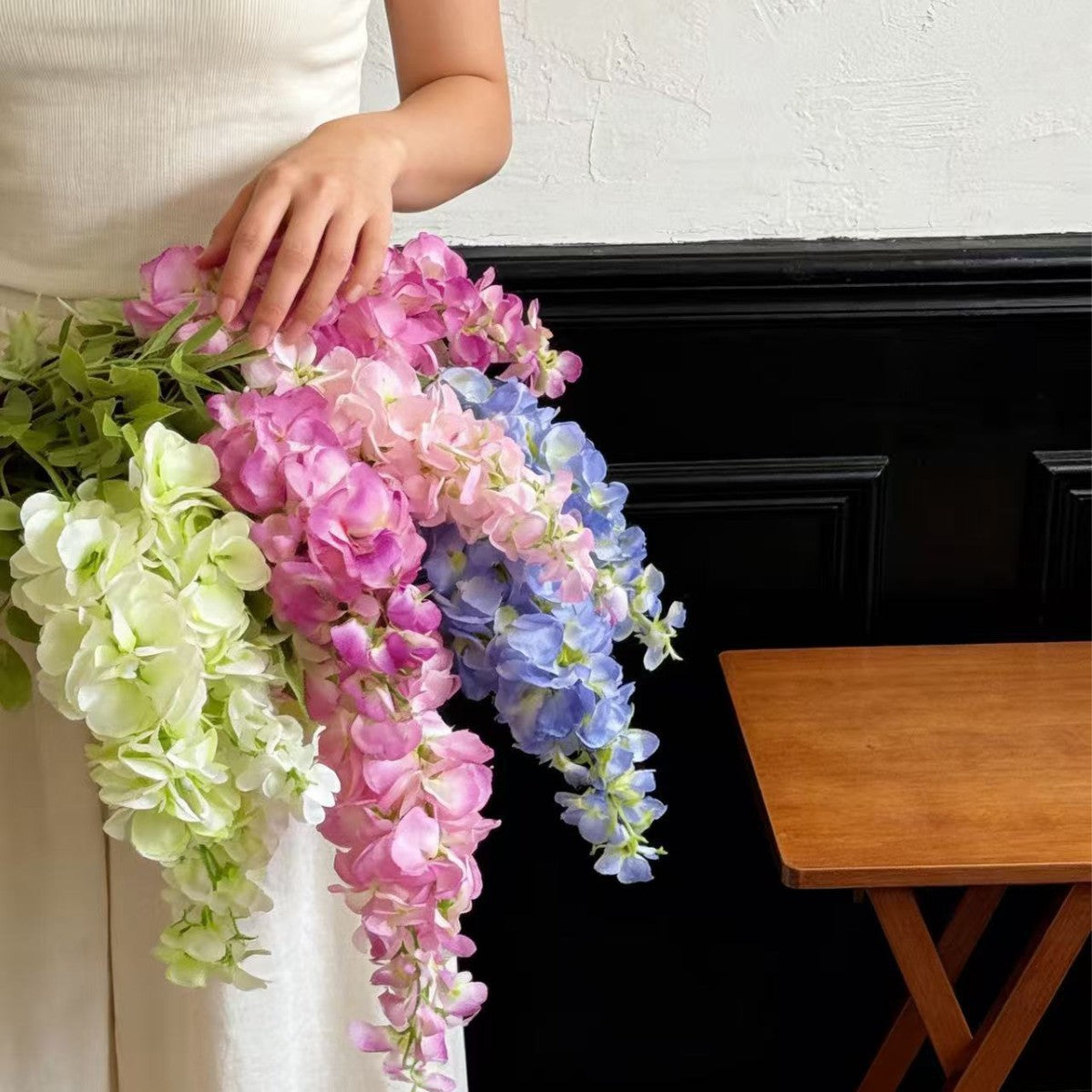 Artificial Flower Branch with Lifelike, Hanging Flowers | High & Bury