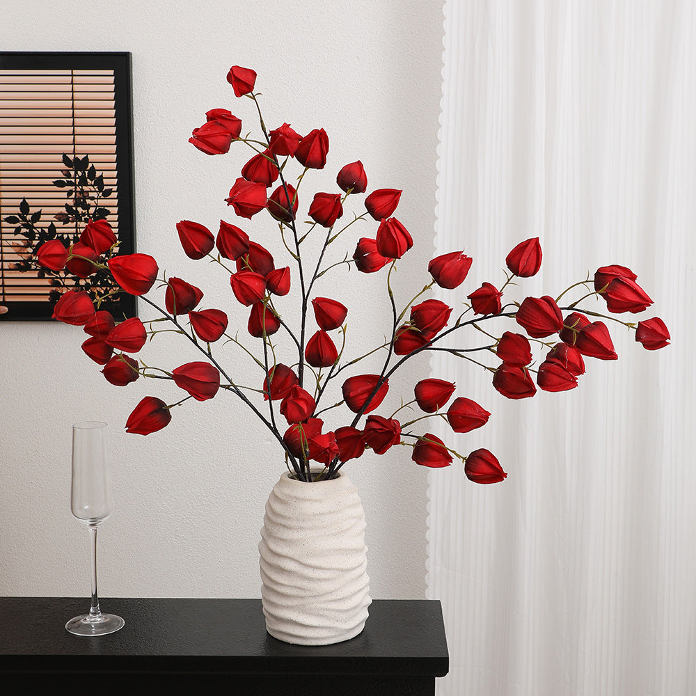 Artificial Flower Branch with Vibrant Flowers | High & Bury