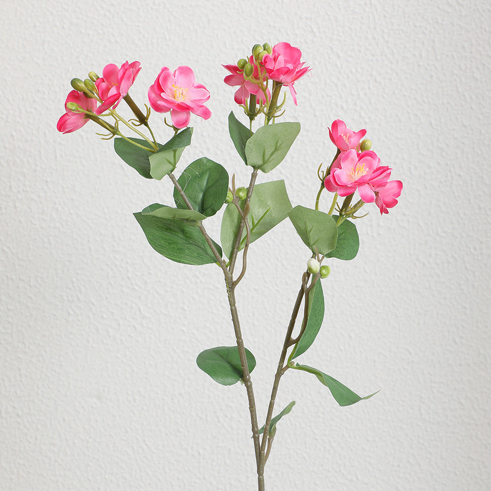 Artificial Flower Branch with Vibrant Pink Flowers | High & Bury