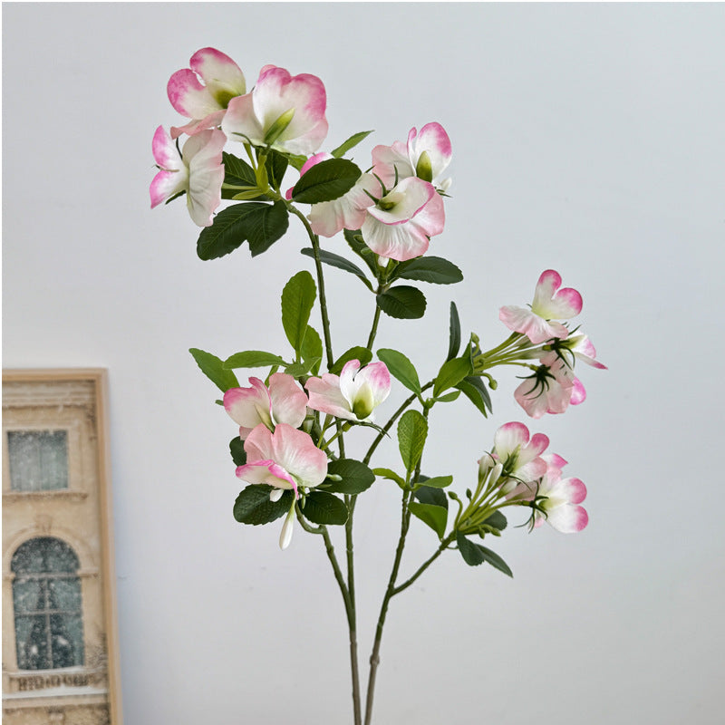 Artificial Flower Branch with Vibrant Pink Flowers Magenta Blue | High & Bury