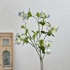 Artificial Flower Branch with Vibrant Pink Flowers Magenta Blue | High & Bury