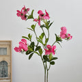 Artificial Flower Branch with Vibrant Pink Flowers Magenta Blue | High & Bury