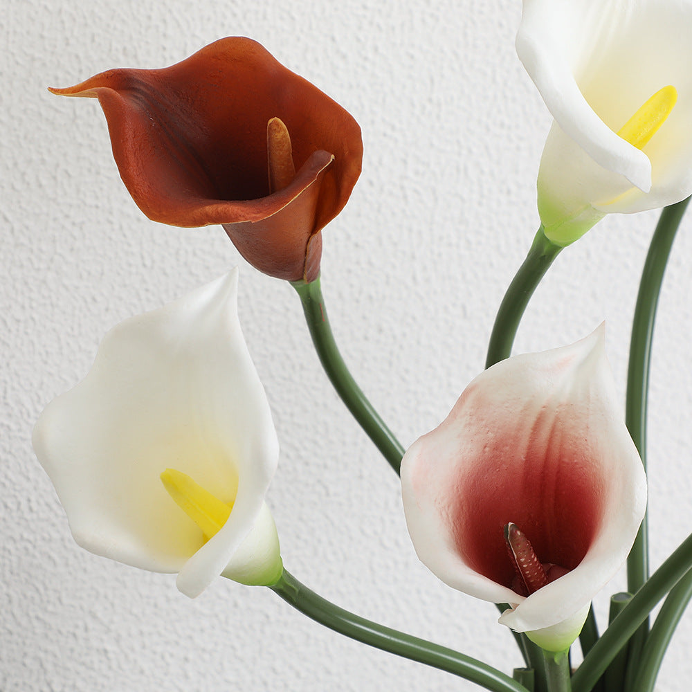 Artificial Flower White Brown | High & Bury